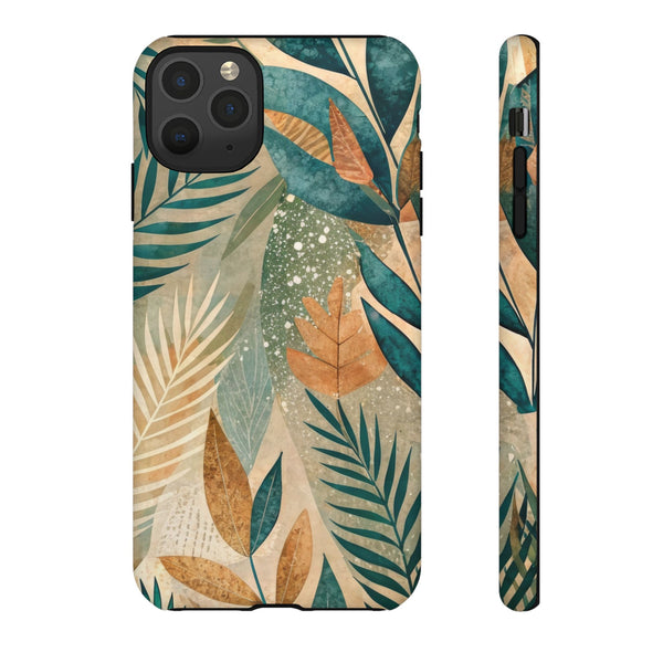 Boho Leaves Tough Phone Case