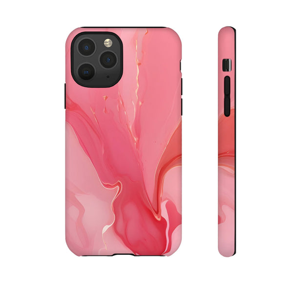 Pink Marble Tough Phone Case