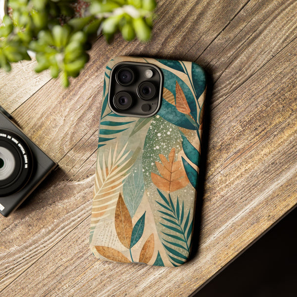 Boho Leaves Tough Phone Case