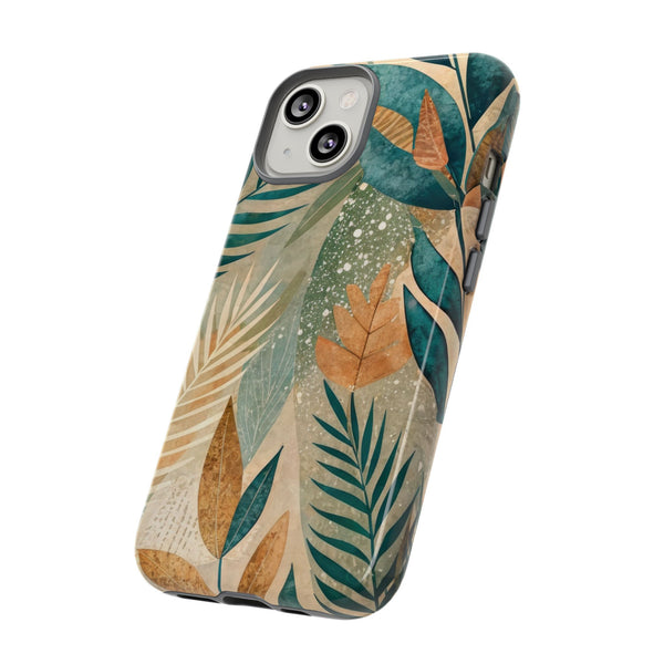 Boho Leaves Tough Phone Case