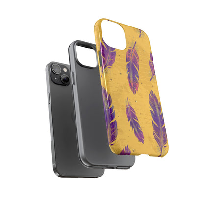 Purple Feathers  - Tough Phone Case