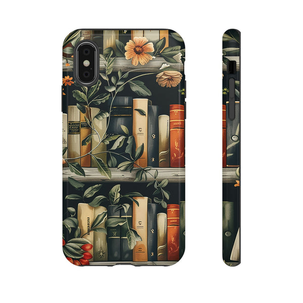 Moody Books Tough Phone Case