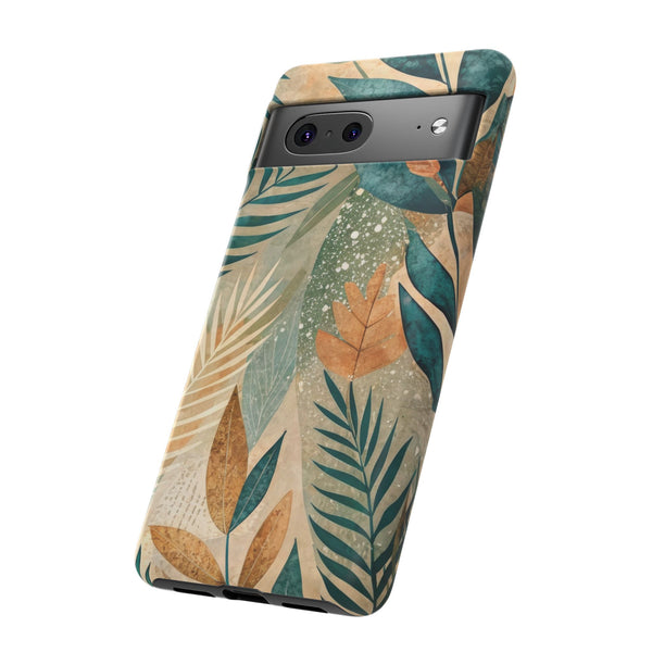 Boho Leaves Tough Phone Case