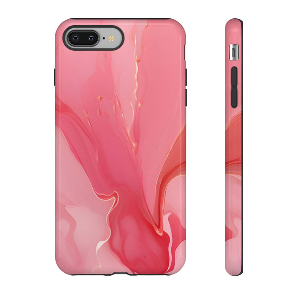 Pink Marble Tough Phone Case