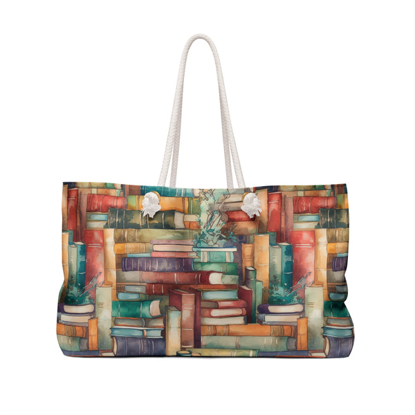 Whimsical Books Weekender Tote