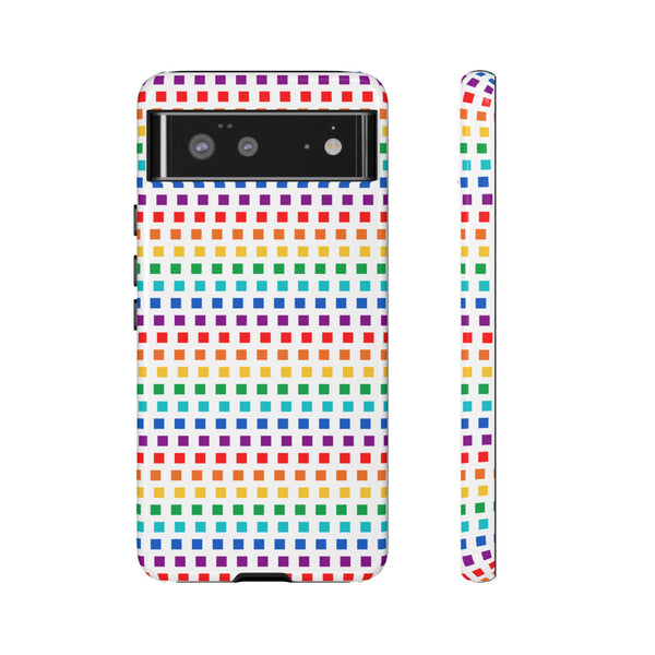 Rainbow on white -  Tough Case