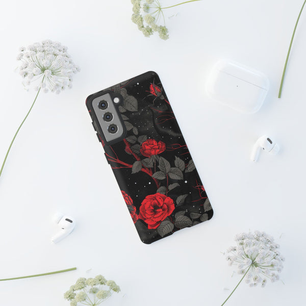 Dark Red Roses  - Tough Phone Case