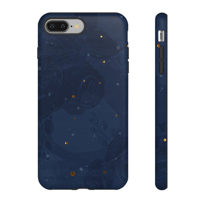 Subtle Navy Florals  - Tough Phone Case