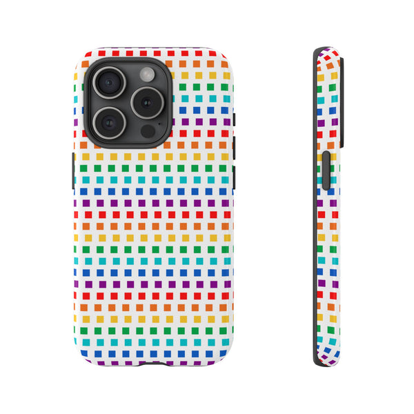 Rainbow on white -  Tough Case