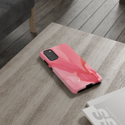 Pink Marble Tough Phone Case