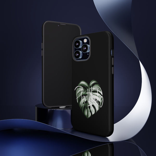 Monstera Albo Plant Lady  - Tough Phone Case