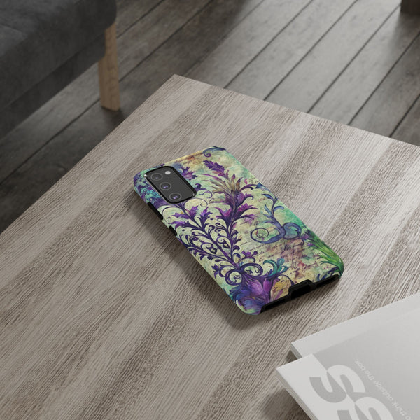 Purple Swirly Fun Tough Phone Case