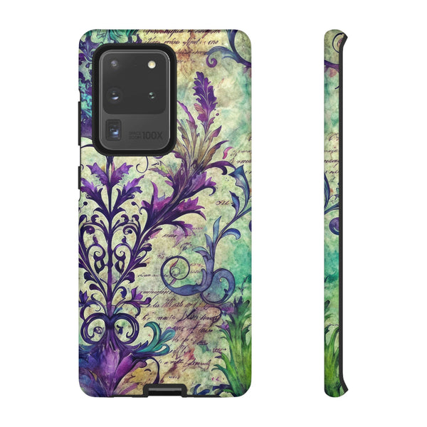 Purple Swirly Fun Tough Phone Case