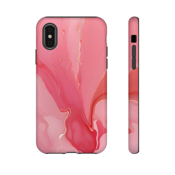 Pink Marble Tough Phone Case