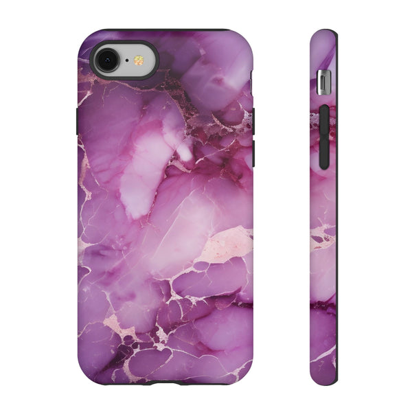 Purple Marble Tough Phone Case