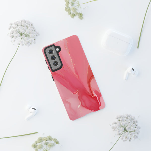 Pink Marble Tough Phone Case