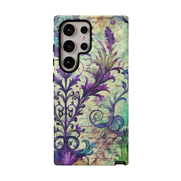 Purple Swirly Fun Tough Phone Case