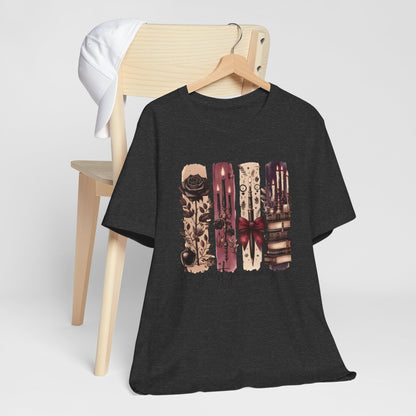 Just Go Away T-Shirt - Dark Fantasy Book Lover Tee | Bookish Introvert Aesthetic Shirt
