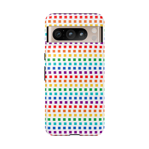 Rainbow on white -  Tough Case