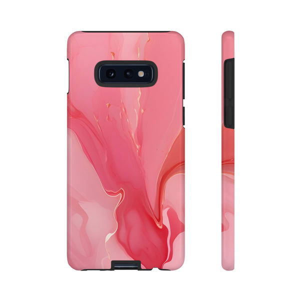 Pink Marble Tough Phone Case