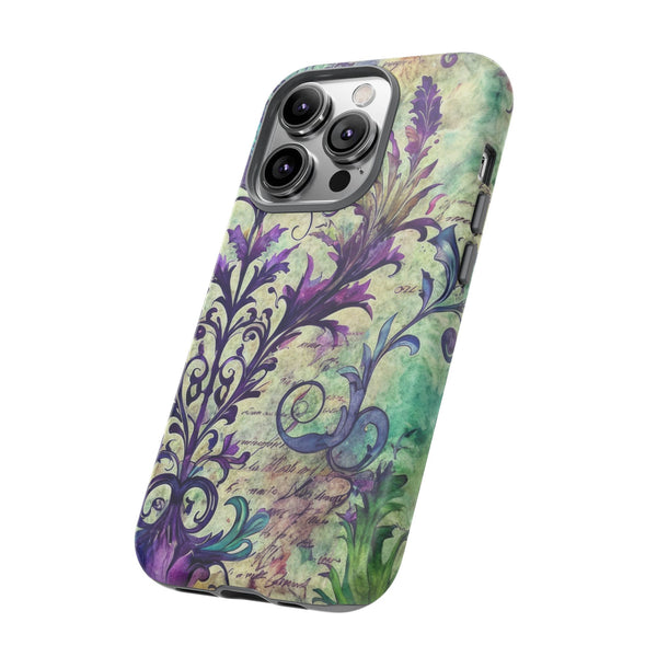 Purple Swirly Fun Tough Phone Case