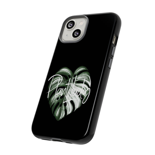 Monstera Albo Plant Lady  - Tough Phone Case