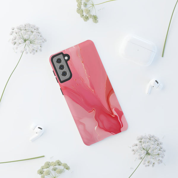 Pink Marble Tough Phone Case