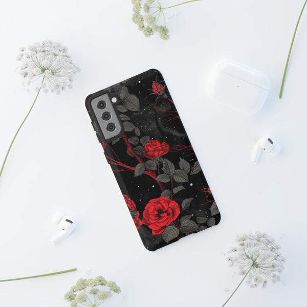 Dark Red Roses  - Tough Phone Case