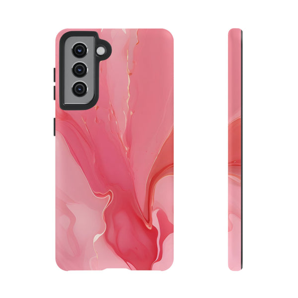 Pink Marble Tough Phone Case