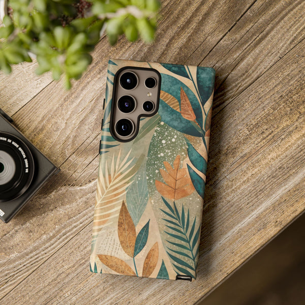 Boho Leaves Tough Phone Case