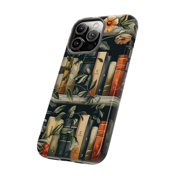 Moody Books Tough Phone Case