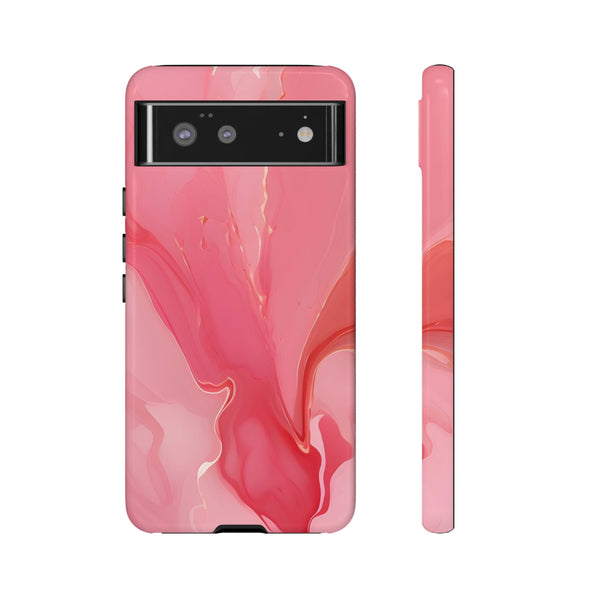 Pink Marble Tough Phone Case