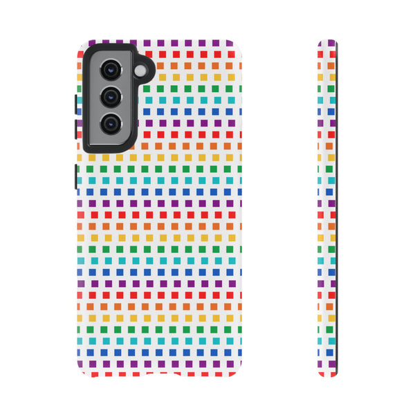 Rainbow on white -  Tough Case