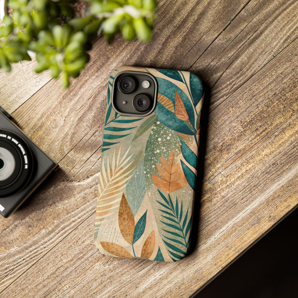 Boho Leaves Tough Phone Case