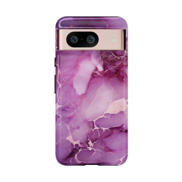 Purple Marble Tough Phone Case