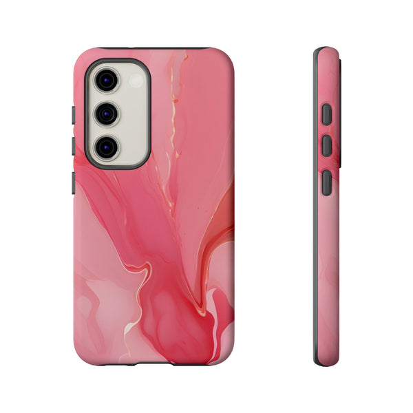 Pink Marble Tough Phone Case