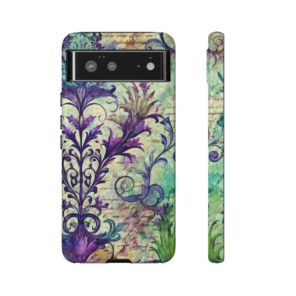 Purple Swirly Fun Tough Phone Case