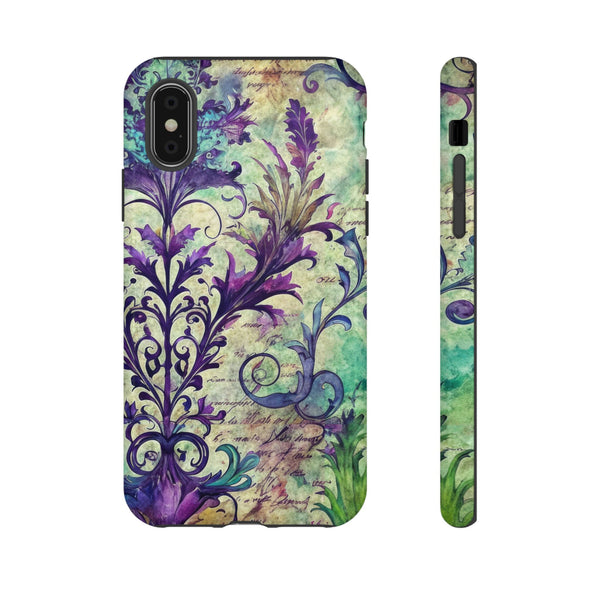 Purple Swirly Fun Tough Phone Case