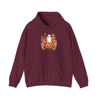 Cute Fall Ghost Hooded Sweatshirt