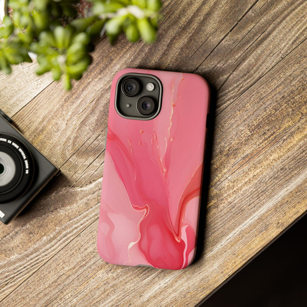 Pink Marble Tough Phone Case