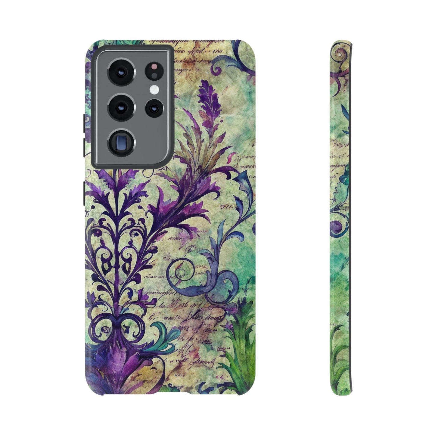 Purple Swirly Fun Tough Phone Case