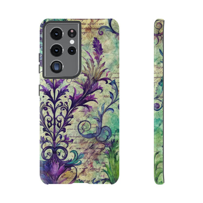 Purple Swirly Fun Tough Phone Case