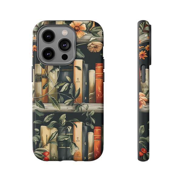 Moody Books Tough Phone Case