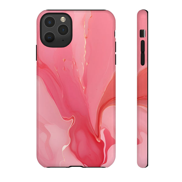 Pink Marble Tough Phone Case