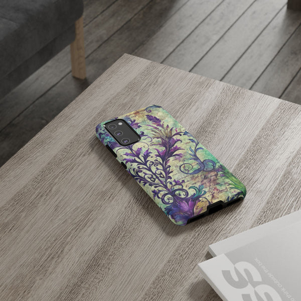 Purple Swirly Fun Tough Phone Case