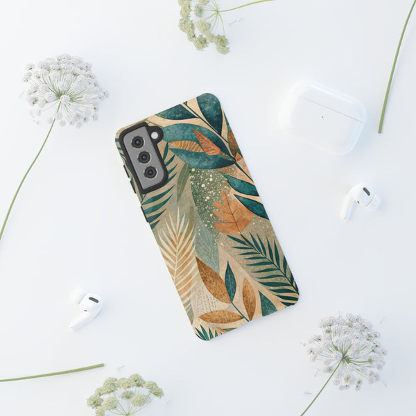 Boho Leaves Tough Phone Case