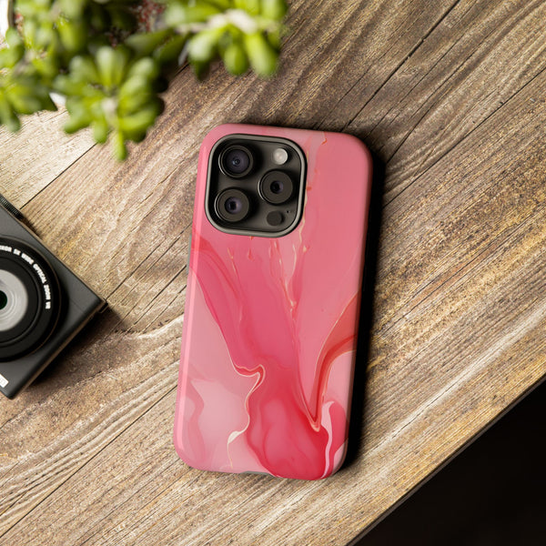 Pink Marble Tough Phone Case