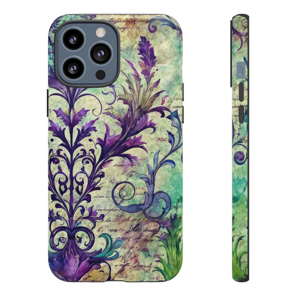 Purple Swirly Fun Tough Phone Case