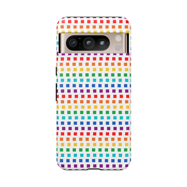 Rainbow on white -  Tough Case