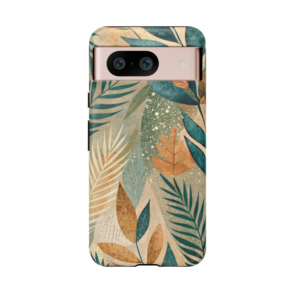 Boho Leaves Tough Phone Case